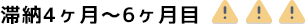 滞納4ヶ月〜6ヶ月